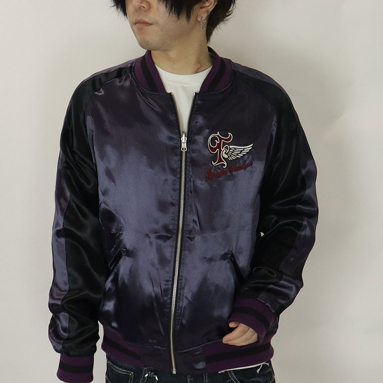 FS スヌーピー刺繍スカジャン