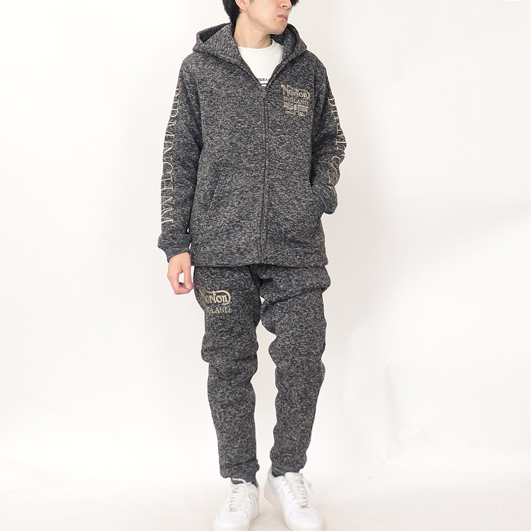 【NORTON】ポリ杢イージーパンツ