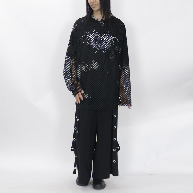 【PSYCHONATION】タイダイ染めBIGシルエットTシャツ×メッシュTシャツ アンサンブル