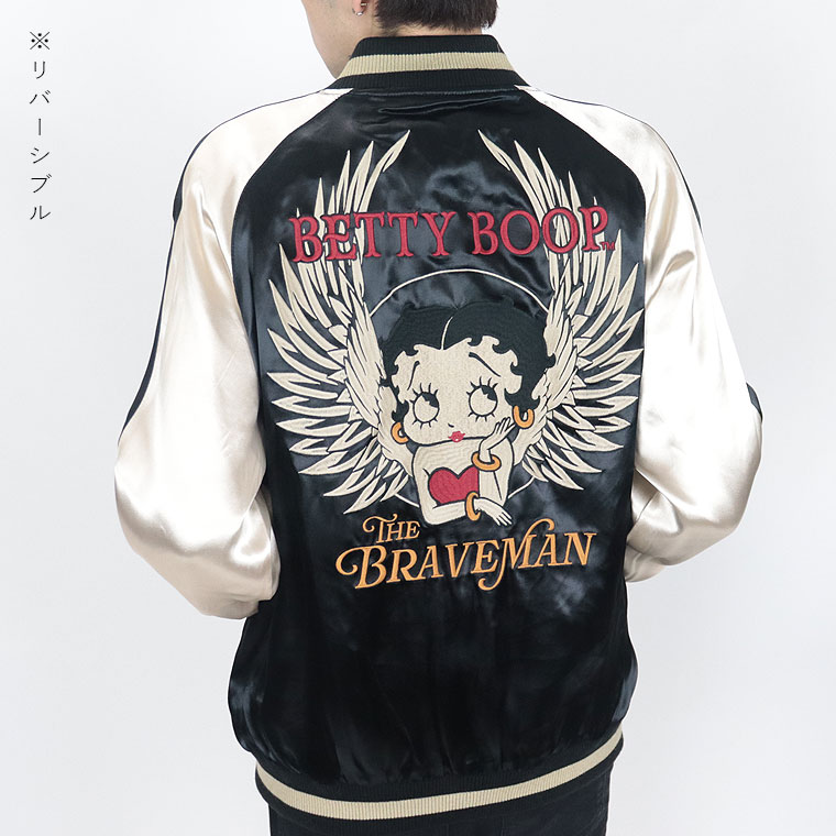 【BETTYコラボ】リバーシブル刺繍スカジャン ウィング