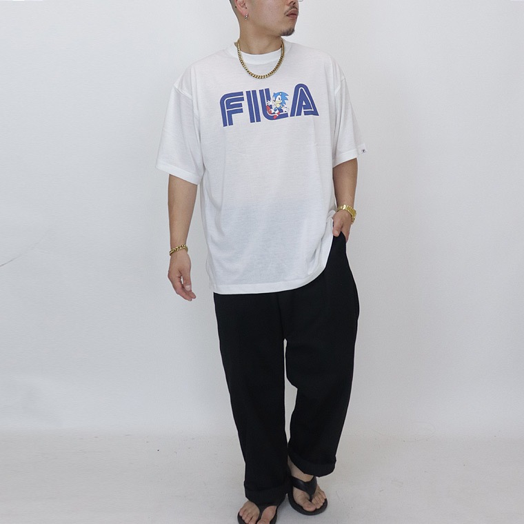 SALE【FILA】×SEGAロゴプリントS/S TEE