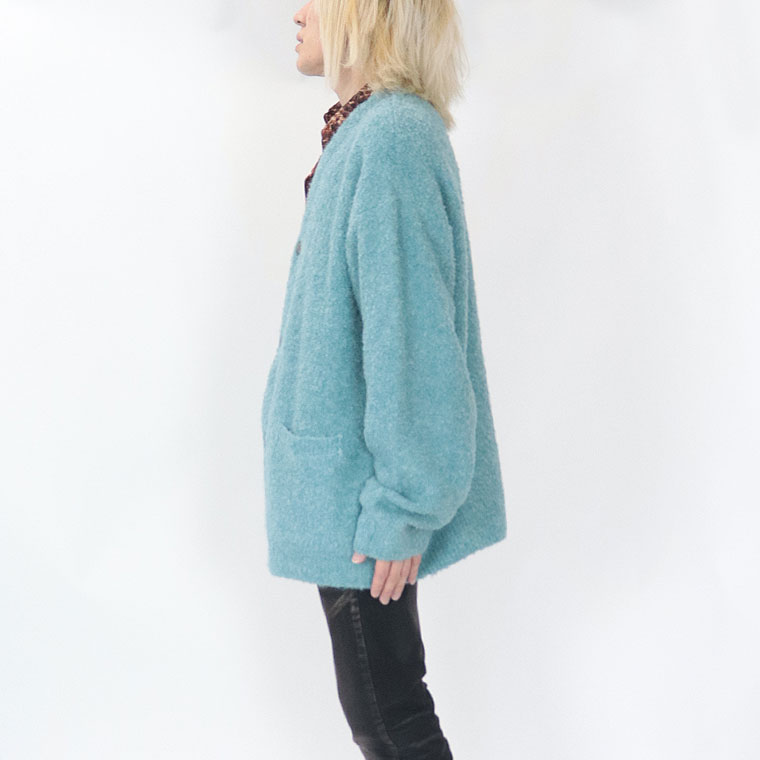 ラスワンSALE【ANTIBAL】コンチョ釦モコモコカーディガン(アメカジ・サーフ系