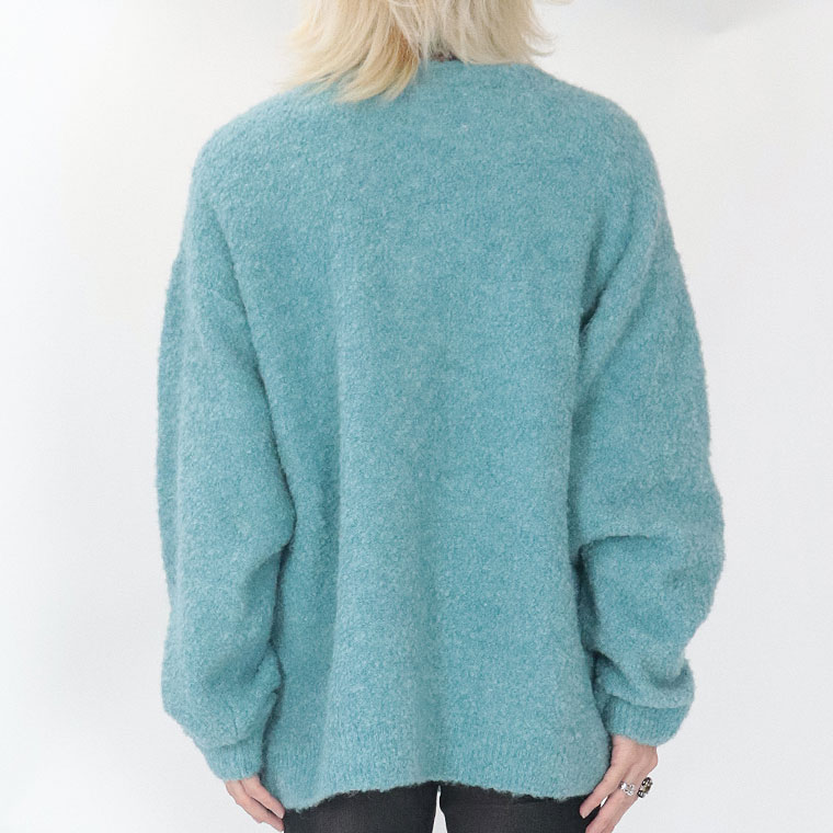 ラスワンSALE【ANTIBAL】コンチョ釦モコモコカーディガン(アメカジ・サーフ系