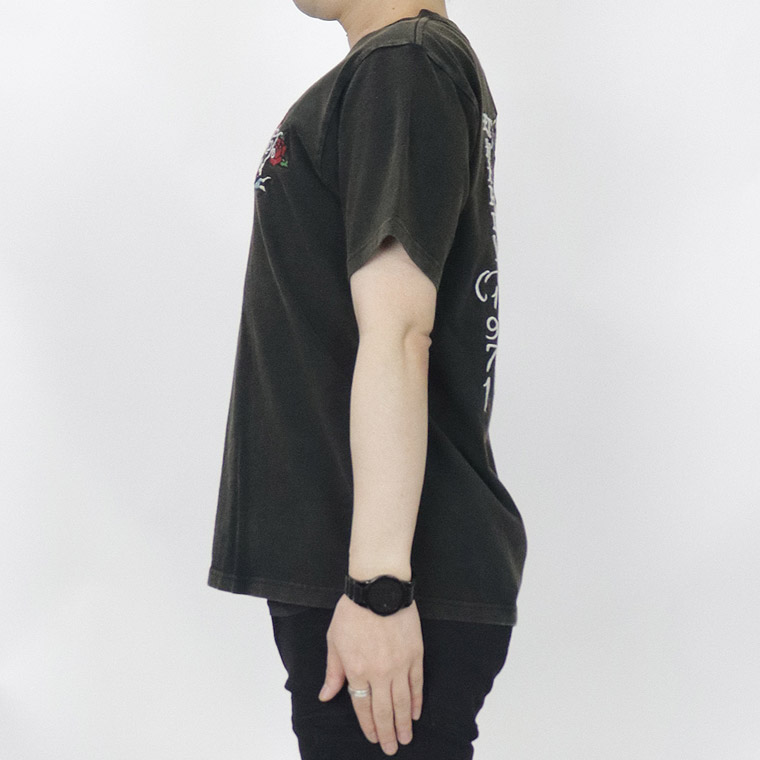 【Ed Hardy】フロスト加工天竺半袖Tシャツ