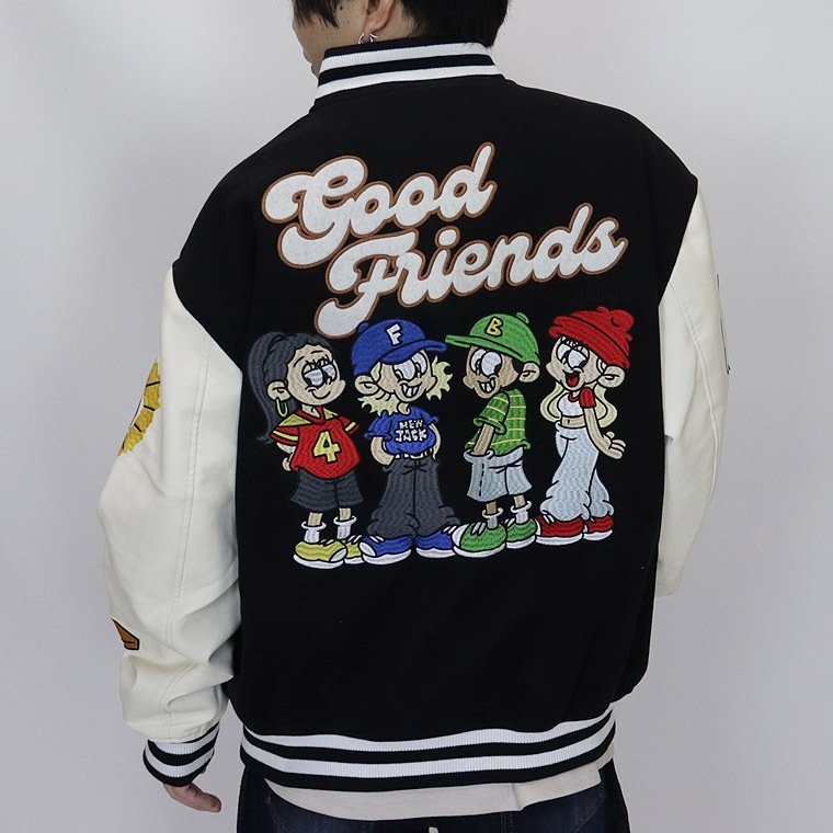 NEW JACK】GOOD FRIENDSスタジアムジャケット | すべての商品 | lax
