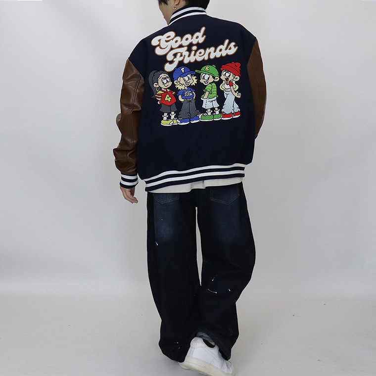 NEW JACK】GOOD FRIENDSスタジアムジャケット | すべての商品 | lax