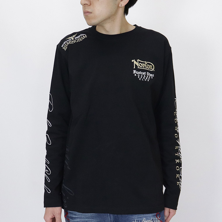 【NORTON】ゴールド刺繍MAXロンT