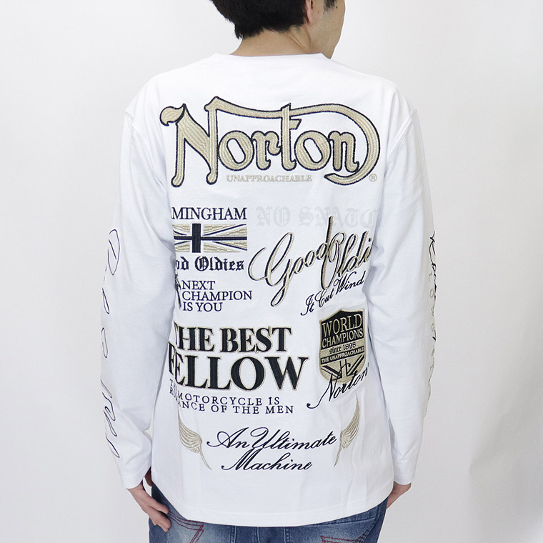 【NORTON】ゴールド刺繍MAXロンT