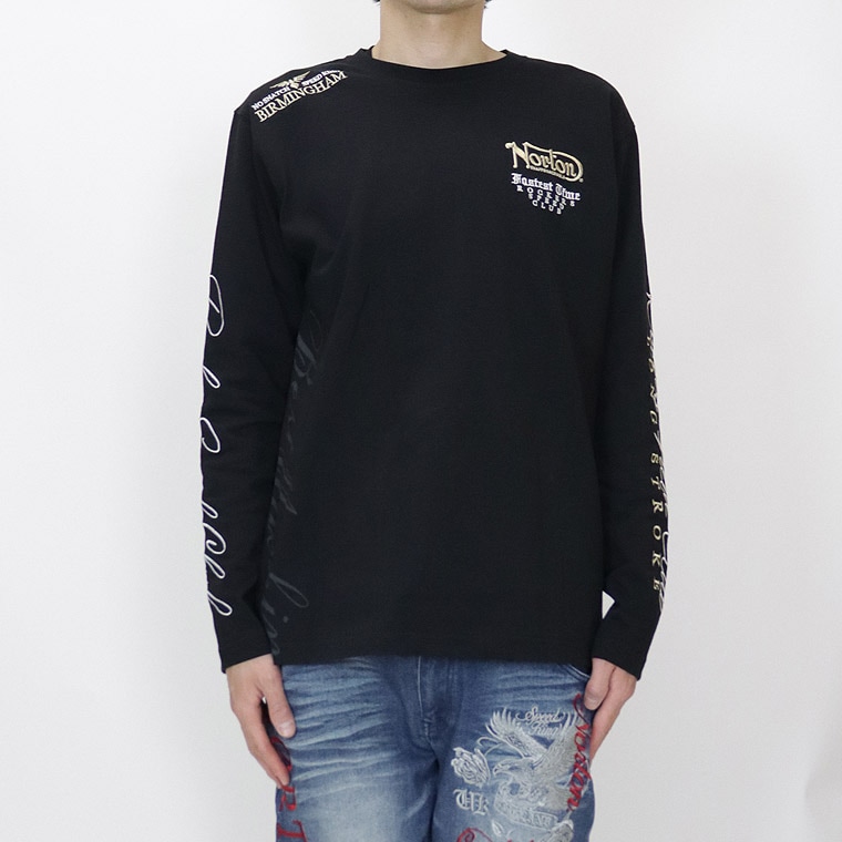 【NORTON】ゴールド刺繍MAXロンT