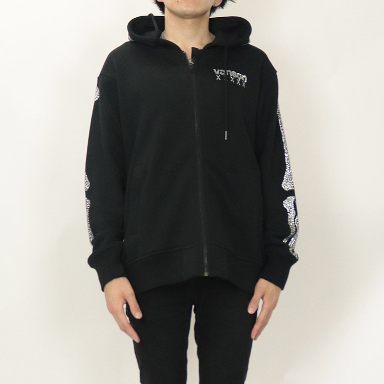 【VANSON】50TH 裏毛ZIPパーカー