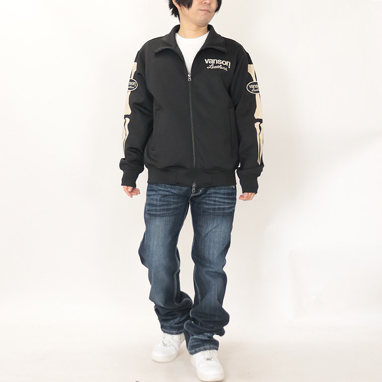 VANSON】ロゴ刺繍トラックジャケット | 店舗から探す,5号店,ジャケット