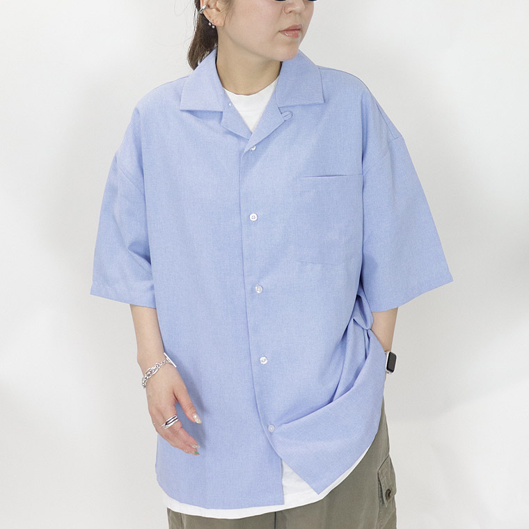 ヒゲサガラ刺繍半袖シャツ