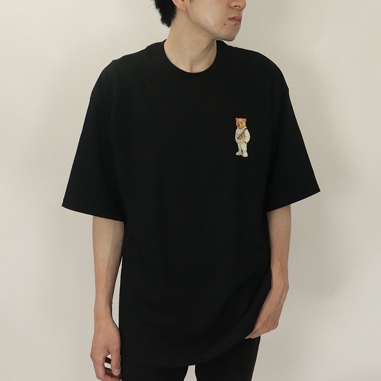 SALE【SOE】ベアバックプリント半袖Tシャツ