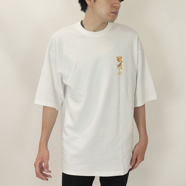 SALE【SOE】ベアバックプリント半袖Tシャツ