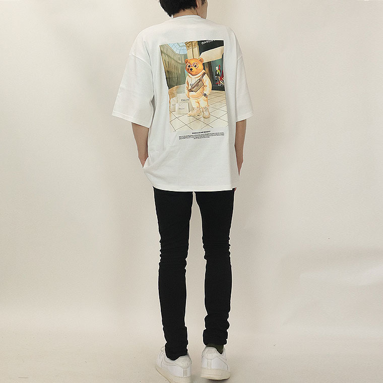 【ストリート♪】BARROW バックベアプリント 半袖 Tシャツ SALE【SOE】ベアバックプリント半袖Tシャツ | アイテムから探す