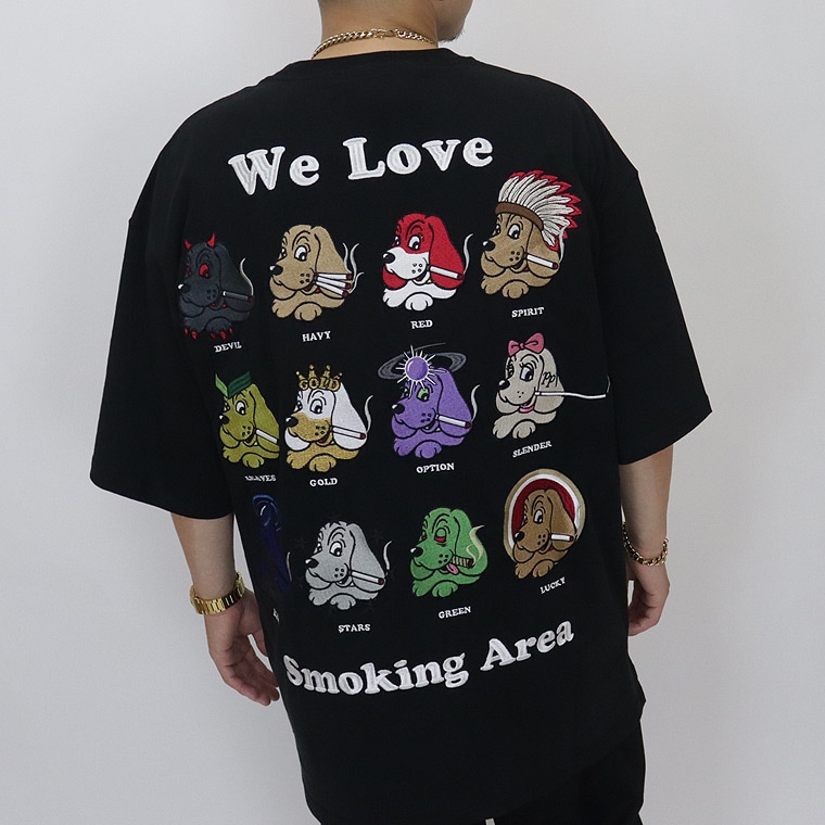 SALE【GALFY】復刻喫煙所Tee