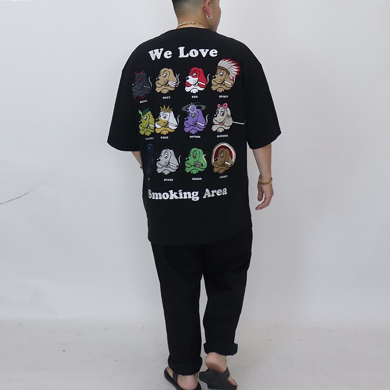 SALE【GALFY】復刻喫煙所Tee