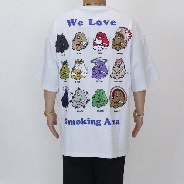 SALE【GALFY】復刻喫煙所Tee