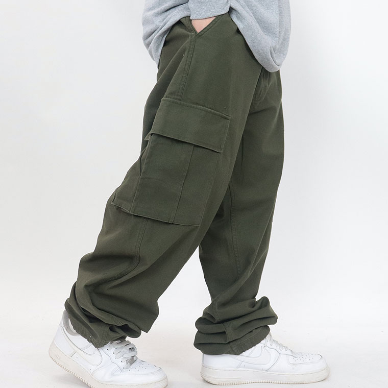supplier カーゴパンツ セール】3カラーコットンワイドカーゴパンツ XXK4140