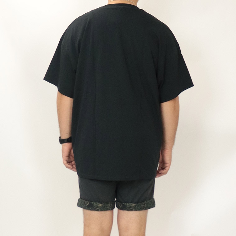 【大きいサイズ半袖Tシャツ】豚とトンカツの沈黙Tシャツ
