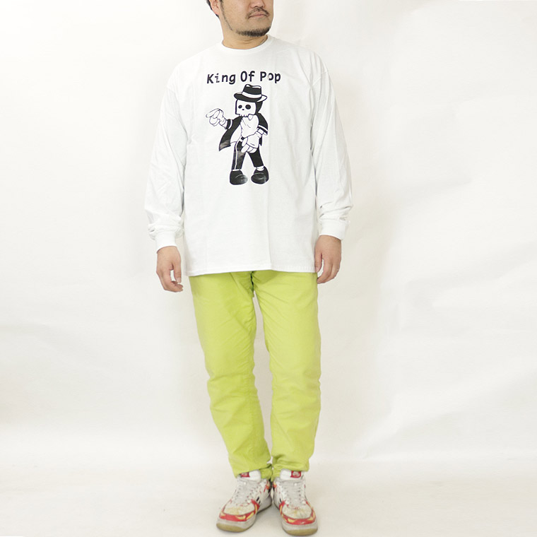 【大きいサイズ】キングオブポップ長袖Tシャツ