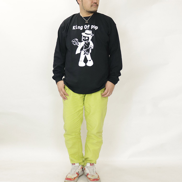 【大きいサイズ】キングオブポップ長袖Tシャツ