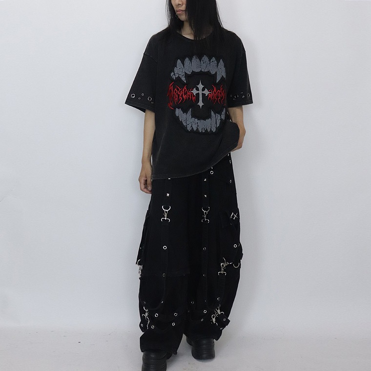 ＼数量限定３０％ＯＦＦ／【PSYCHONATION】ハングハトメBIGシルエットＴシャツ