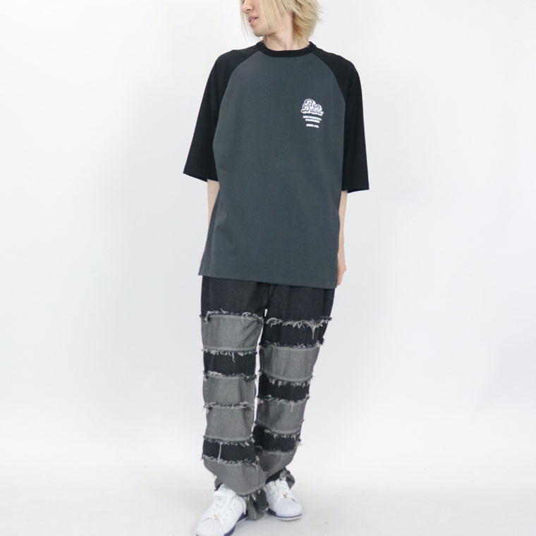 夏物新作【BEN DAVIS(ベンデイビス)】ラグラン半袖Tシャツ/70年代プリント(ペアルック・アメカジ系