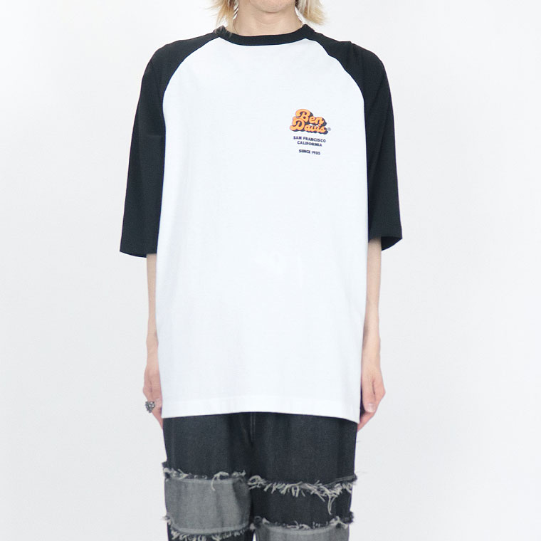 夏物新作【BEN DAVIS(ベンデイビス)】ラグラン半袖Tシャツ/70年代