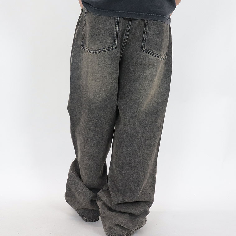 デニムオーバーダイパンツ