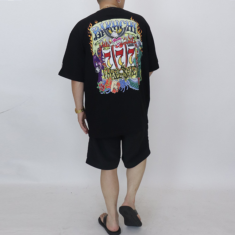 SALE【BAKUCHI】スロット半袖Tシャツ