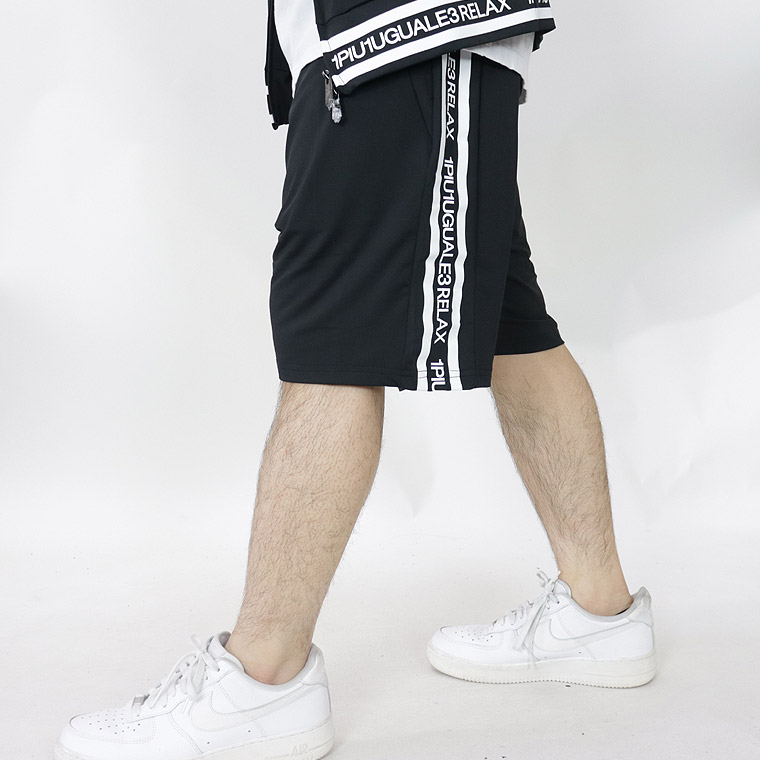 【1PIU】SIDE LOGO RASH GUARD SHORTS/サイドロゴラッシュガードショーツ【セットアップ可能】 販