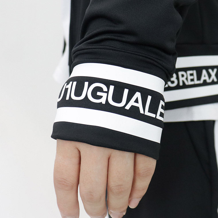 【1PIU】HEM LOGO RASH GUARD PARKA/ヘムロゴラッシュガードパーカー【セットアップ可能】