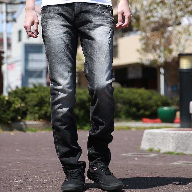 汚し加工パイソンポケットCLOUDデニム