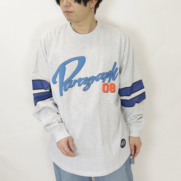 【PARAGRAPH】16 フロントロゴ長袖Tシャツ