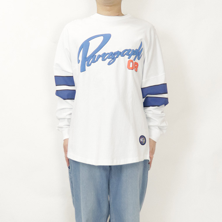 【PARAGRAPH】16 フロントロゴ長袖Tシャツ