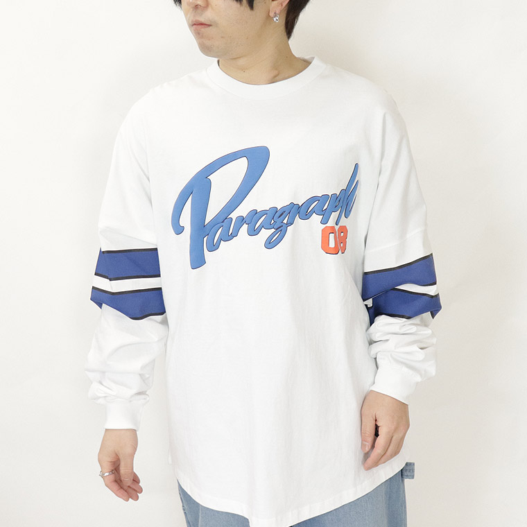 【PARAGRAPH】16 フロントロゴ長袖Tシャツ