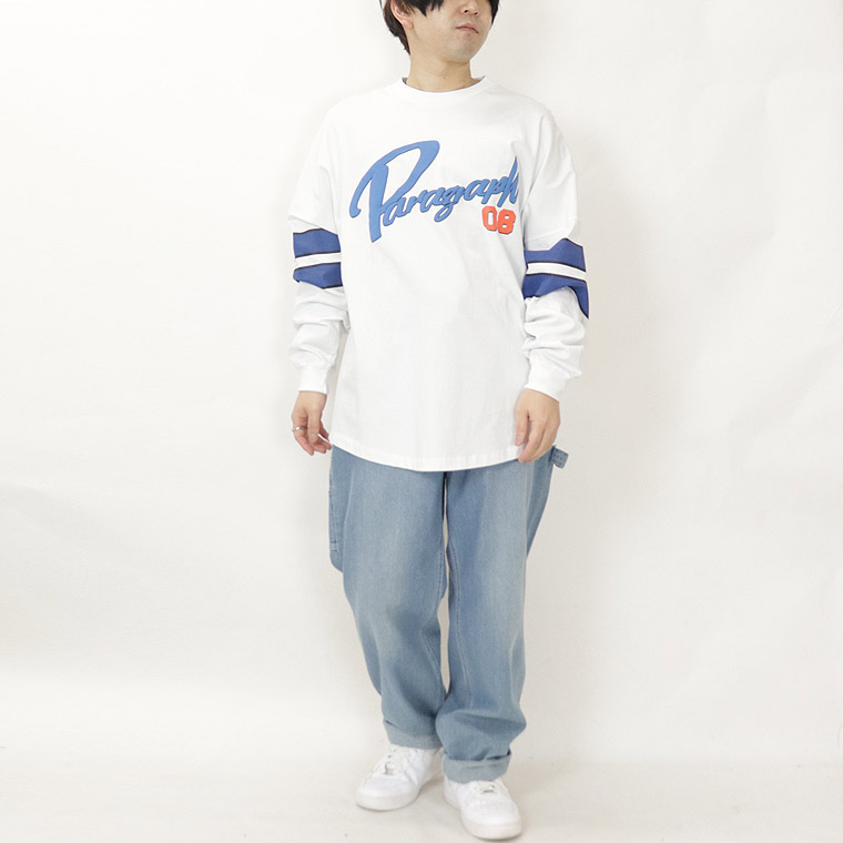 【PARAGRAPH】16 フロントロゴ長袖Tシャツ