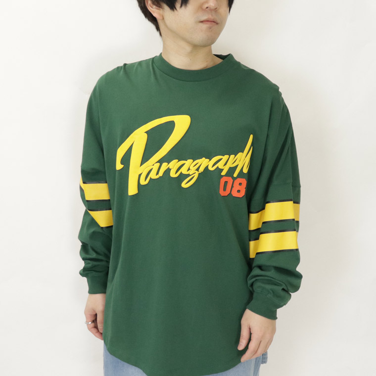 【PARAGRAPH】16 フロントロゴ長袖Tシャツ