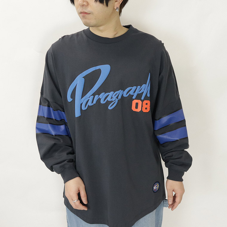 【PARAGRAPH】16 フロントロゴ長袖Tシャツ