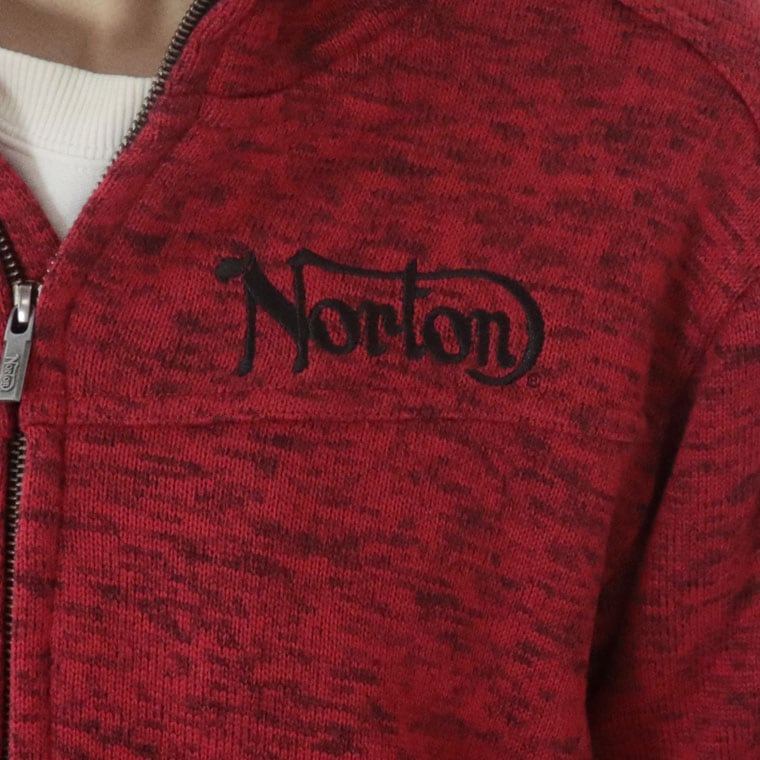 【NORTON】ポリ杢ライダーススタンドジャケット