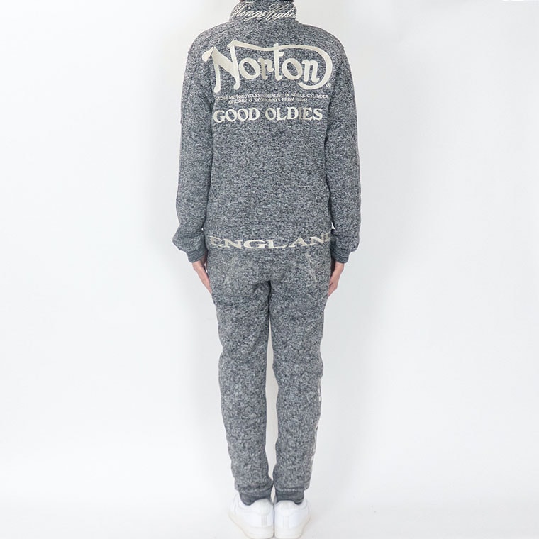 【NORTON】ポリ杢ライダーススタンドジャケット