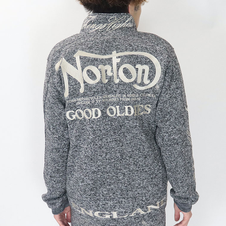 【NORTON】ポリ杢ライダーススタンドジャケット