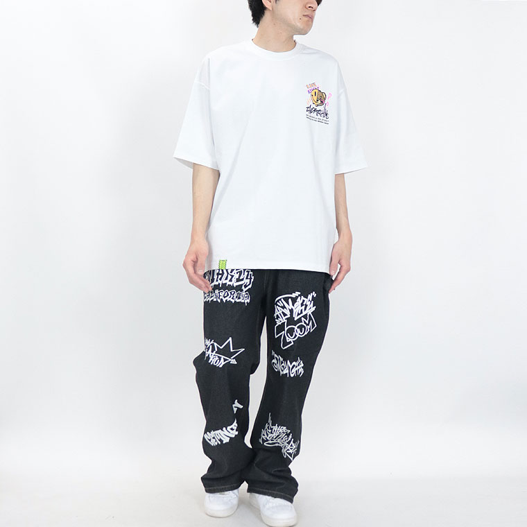 【2ND ARCHIVE】スマイルベアーバックプリント半袖Tシャツ