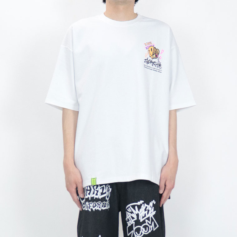 【2ND ARCHIVE】スマイルベアーバックプリント半袖Tシャツ