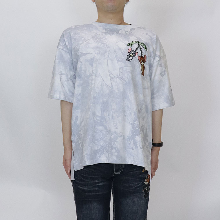 【TOM&JERRYコラボ】BIGサイズ天竺半袖Tシャツ キーホルダー