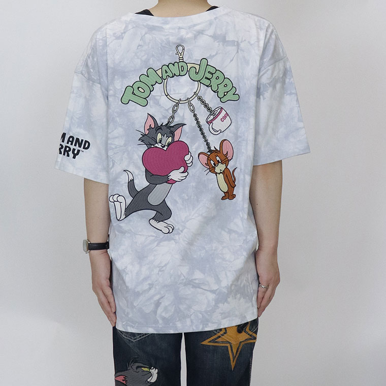 【TOM&JERRYコラボ】BIGサイズ天竺半袖Tシャツ キーホルダー