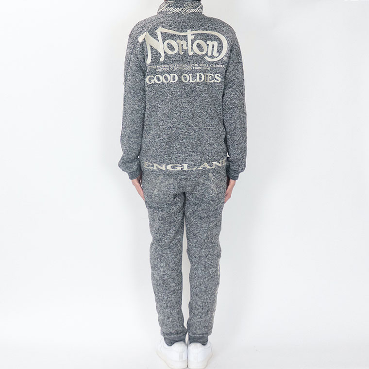 【NORTON】ポリ杢ライダース切替パンツ