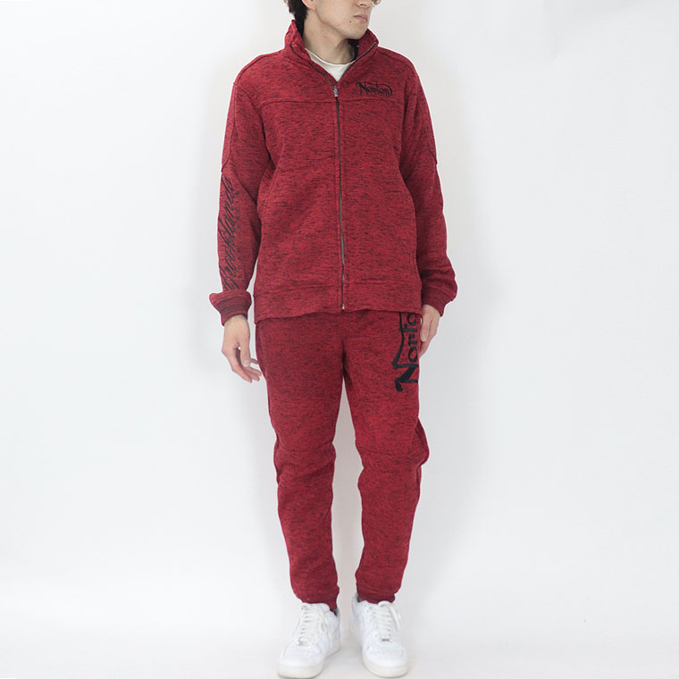 【NORTON】ポリ杢ライダース切替パンツ