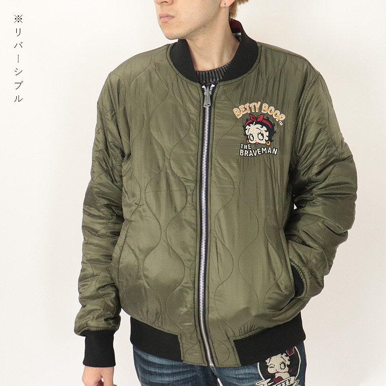 【BETTYコラボ】リバーシブル刺繍スタジャン